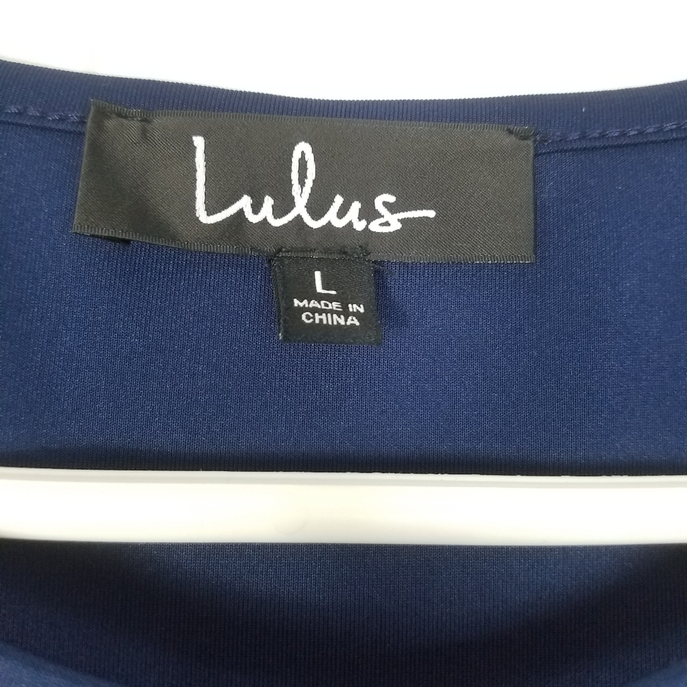 Lulus blue fit &flare dress - Picture 10 of 12
